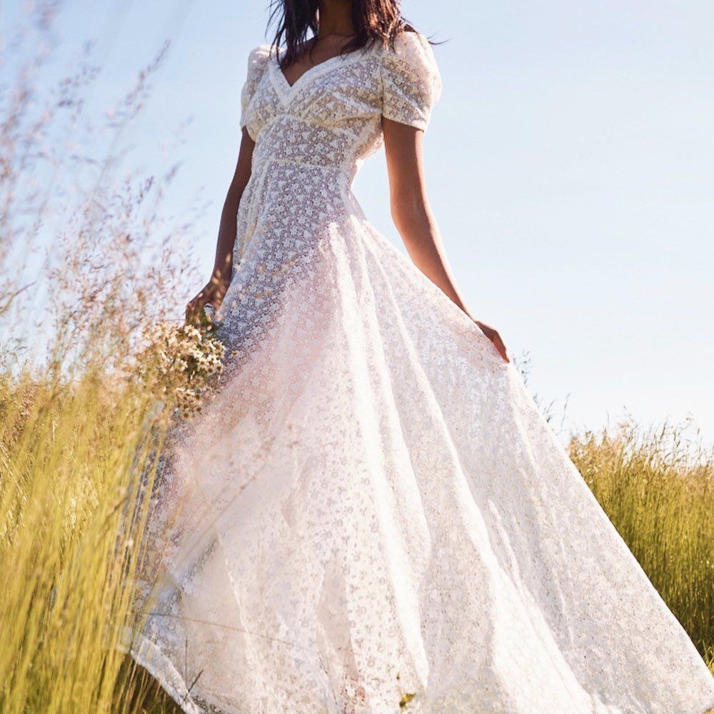 LOVESHACKFANCY BRIDAL- CASTELLA DRESS